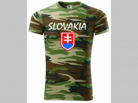 Slovakia - Slovensko  pánske maskáčové tričko 100%bavlna